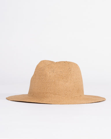 Mens Dean Crushable Straw Hat in Caramel