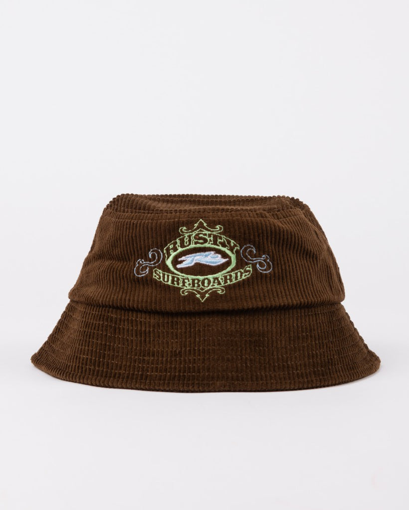 Frenzy Cord Bucket Hat - Gun Green