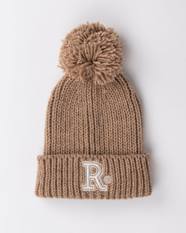 Womans Academy Beanie in Taupe