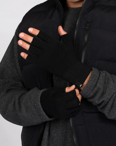 Mens Rude Gloves in Black