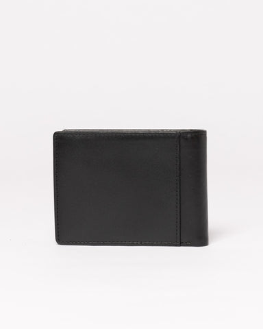 Mens High River 2 Leather Wallet in Black