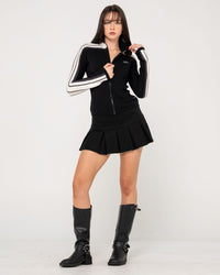 Daddy Gb Fitted Zip Through Knit