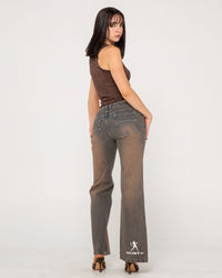 Lucky Number Low Rise Flare Jeans