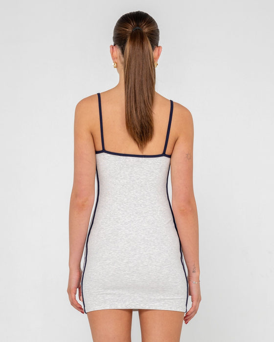 woman-wearing-jetlag-jersey-mini-dress-in-ecru-marle