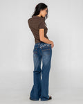 Shorty Freida Flare Low Rise Jeans