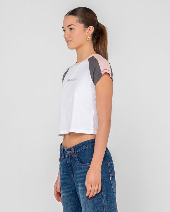 woman-wearing-bradley-mini-cap-sleeve-tee-in-white