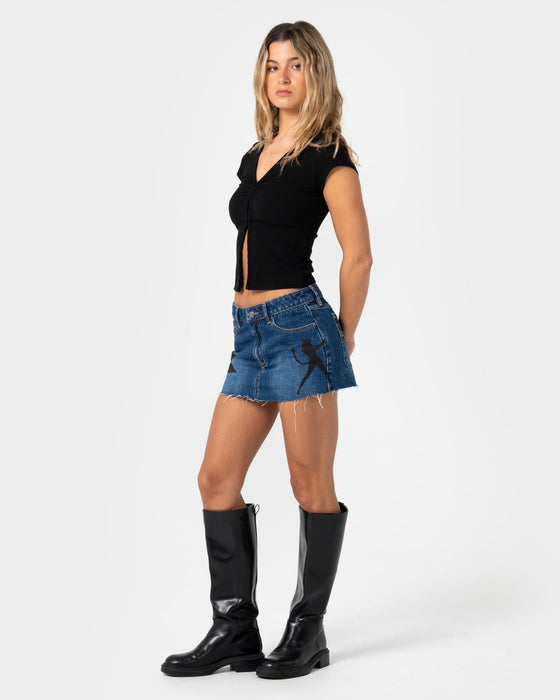 woman-wearing-im-hooked-cap-sleeve-fashion-top-in-black