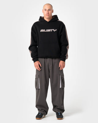 Man wearing Kickya Elastic Cargo Pant in Steel