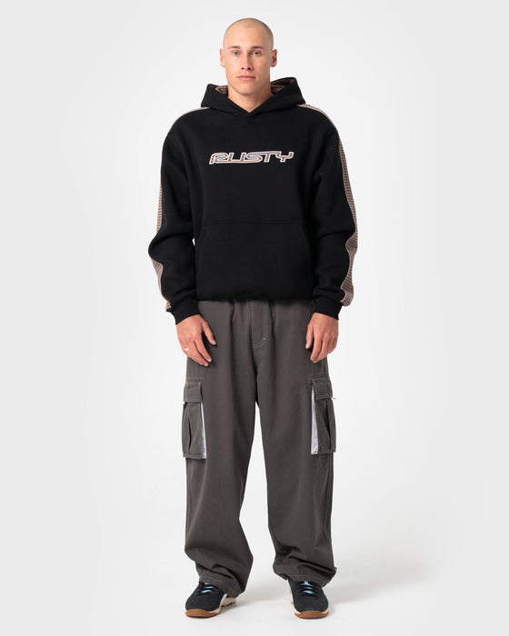 man-wearing-kickya-elastic-cargo-pant-in-steel