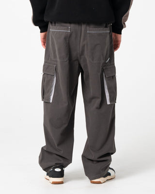 Man wearing Kickya Elastic Cargo Pant in Steel