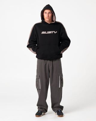 Man wearing Kickya Elastic Cargo Pant in Steel