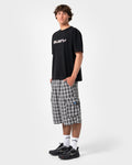 Screwdriva Plaid Cargo Short