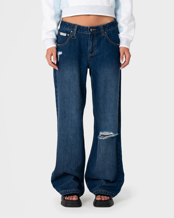 woman-wearing-burn-baby-loose-low-rise-jean-in-blasted-deep-sea-blue