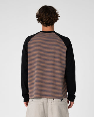 Man wearing Sip The Sizzurp Long Sleeve Tee in Pinecone