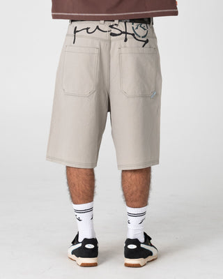 Man wearing Dead Frequency Short in Abbey Stone