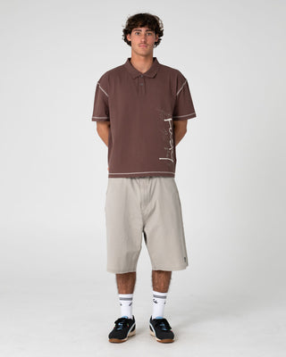 Man wearing Dead Frequency Short in Abbey Stone