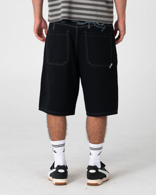 Man wearing Dead Frequency Short in Black