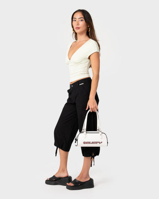 Womens Fiend Hand Bag in White