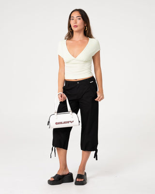 Womens Fiend Hand Bag in White