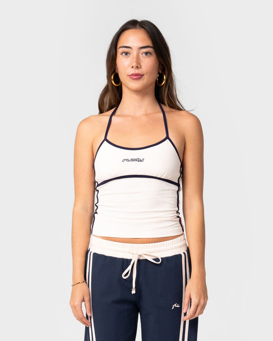 woman-wearing-maneater-fitted-halter-top-in-egret