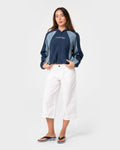 Two Tides Cropped Zip Through Polar Fleece