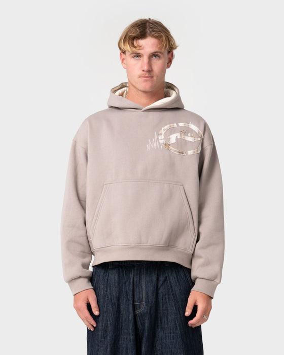 man-wearing-uncut-gems-hooded-fleece-in-stone