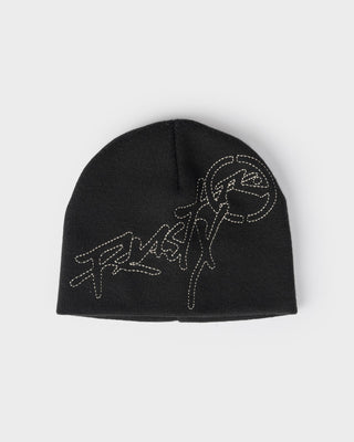 Mens Hoodus Beanie in Reflective Black