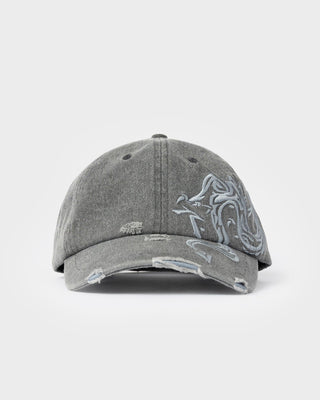 Mens Spyro Skull Skate Cap in Black