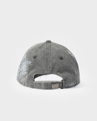 Mens Spyro Skull Skate Cap in Black