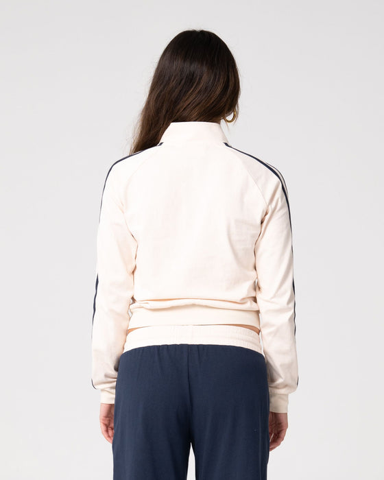 woman-wearing-maneater-fitted-zip-through-track-jacket-in-egret