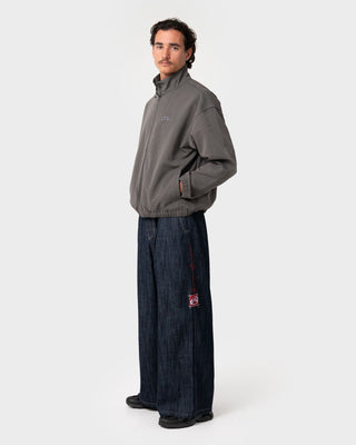 Man wearing Ketter Bomber Jacket in Coal