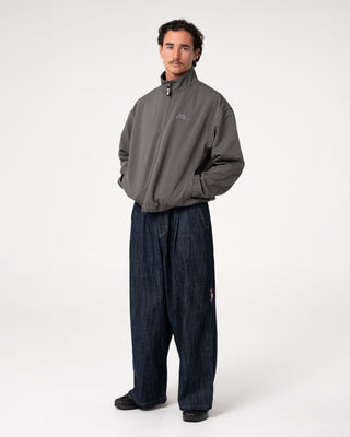 Man wearing Ketter Bomber Jacket in Coal
