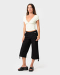 Cameron Low Rise Relaxed Capri Pant