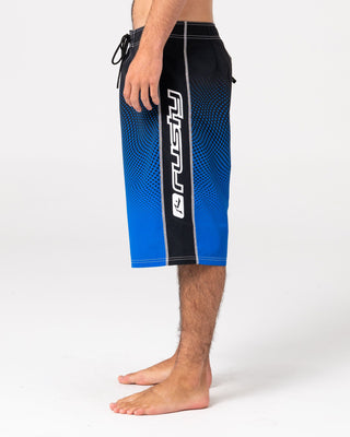 Man wearing Dutty Fixed Waist Boardshort in Royal Blue