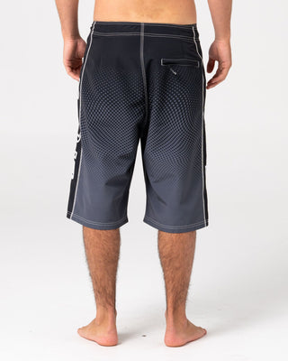 Man wearing Dutty Fixed Waist Boardshort in Steel