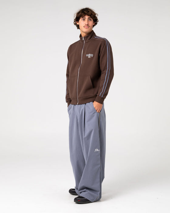 man-wearing-tracka-zip-thru-fleece-in-java