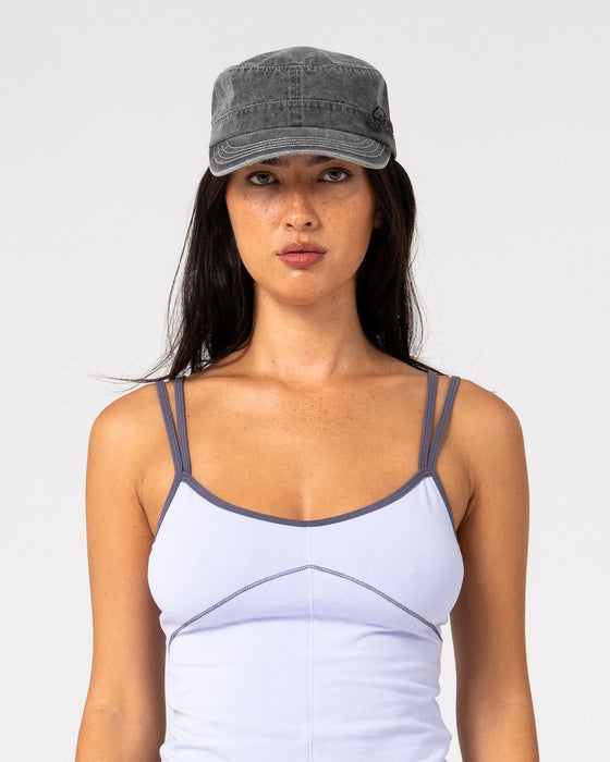 womens-fiend-luxe-military-cap-in-washed-black