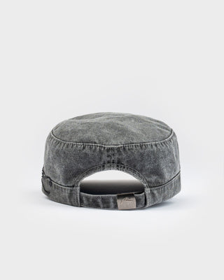 Womens Fiend Luxe Military Cap in Washed Black