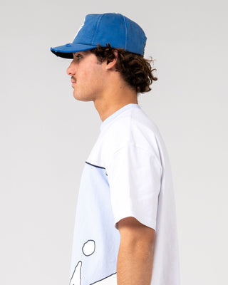 Mens Heavy Crown Dirtbag Cap in Royal Blue