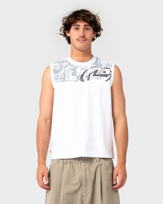 Man wearing Chief Keef Muscle in White