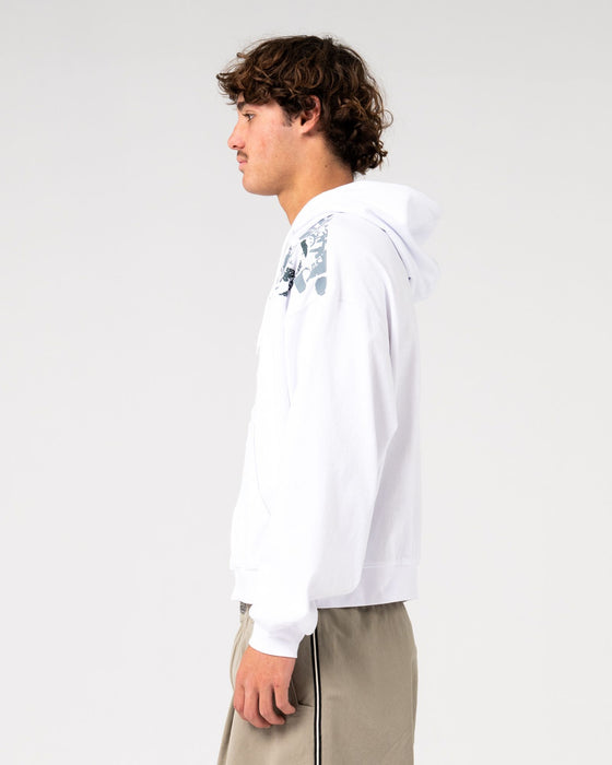 man-wearing-chief-keef-lightweight-zip-thru-hoodie-in-white