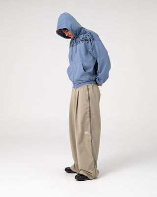 Man wearing Mista Ilavaline Elastic Pant in Putty