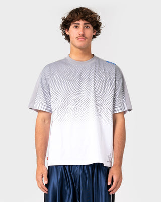 Man wearing Shadowfax Short Sleeve Tee in White