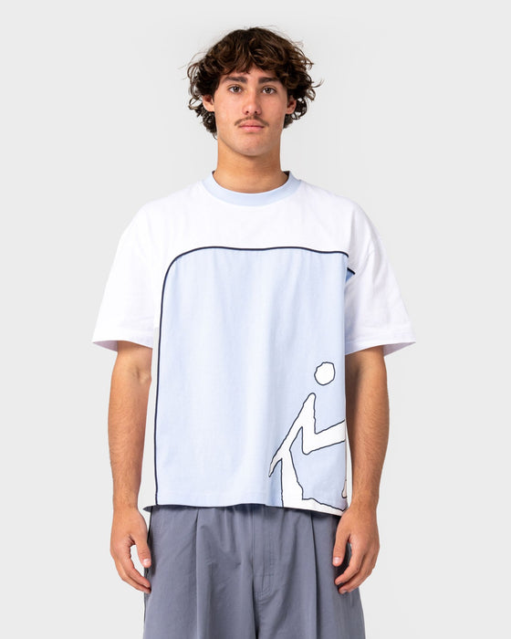 man-wearing-downshift-short-sleeve-tee-in-white