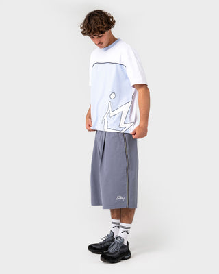 Man wearing Mista Ilavaline Elastic Short in Grey