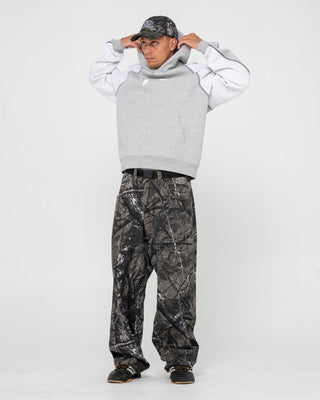 Mens Rambo Camo Dad Cap in Grey Camo