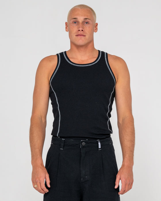man-wearing-slack-jack-ribbed-heavy-tank-in-black