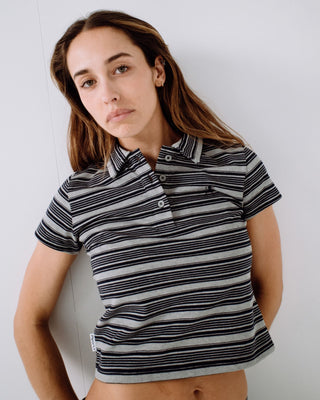 Woman wearing Nello Polo Mini Tee in Multi