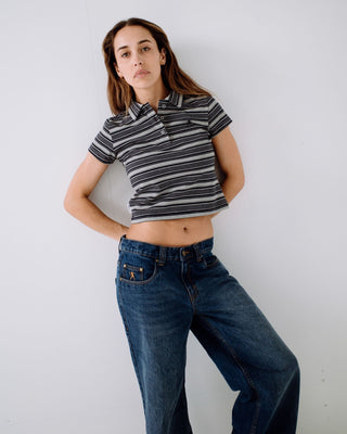 Woman wearing Nello Polo Mini Tee in Multi