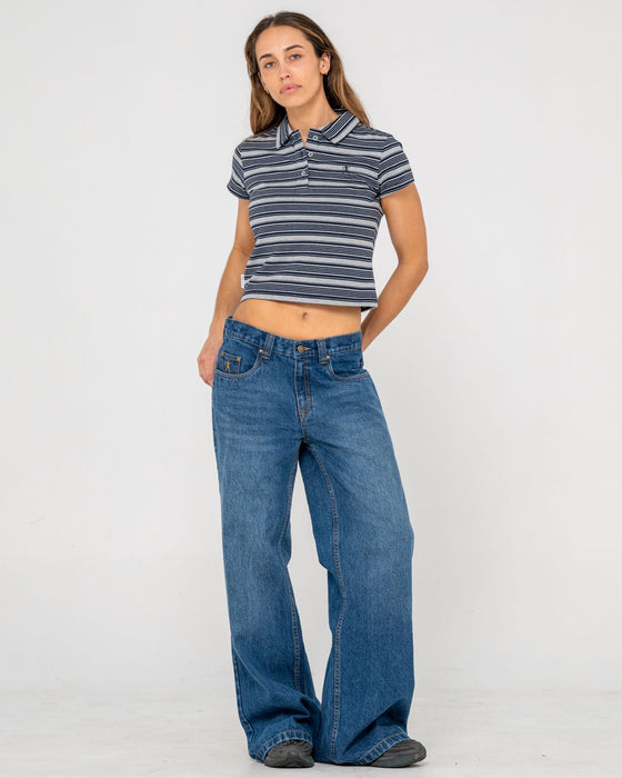 woman-wearing-nello-polo-mini-tee-in-multi